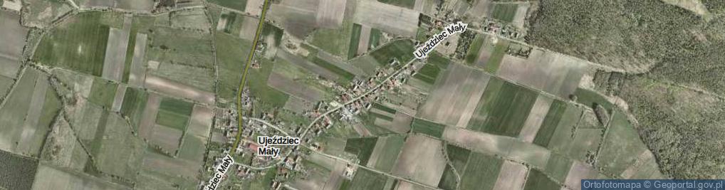 Zdjęcie satelitarne Ujeździec Mały ul.